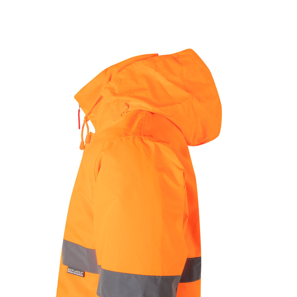 VL THEMIS. Parka bicolor (190g/m²), em poliéster (100%), com revestimento em PU