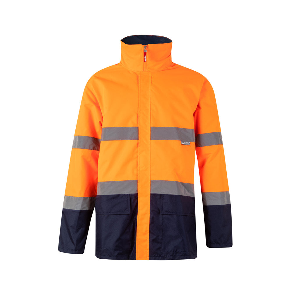 VL THEMIS. Parka bicolor (190g/m²), em poliéster (100%), com revestimento em PU