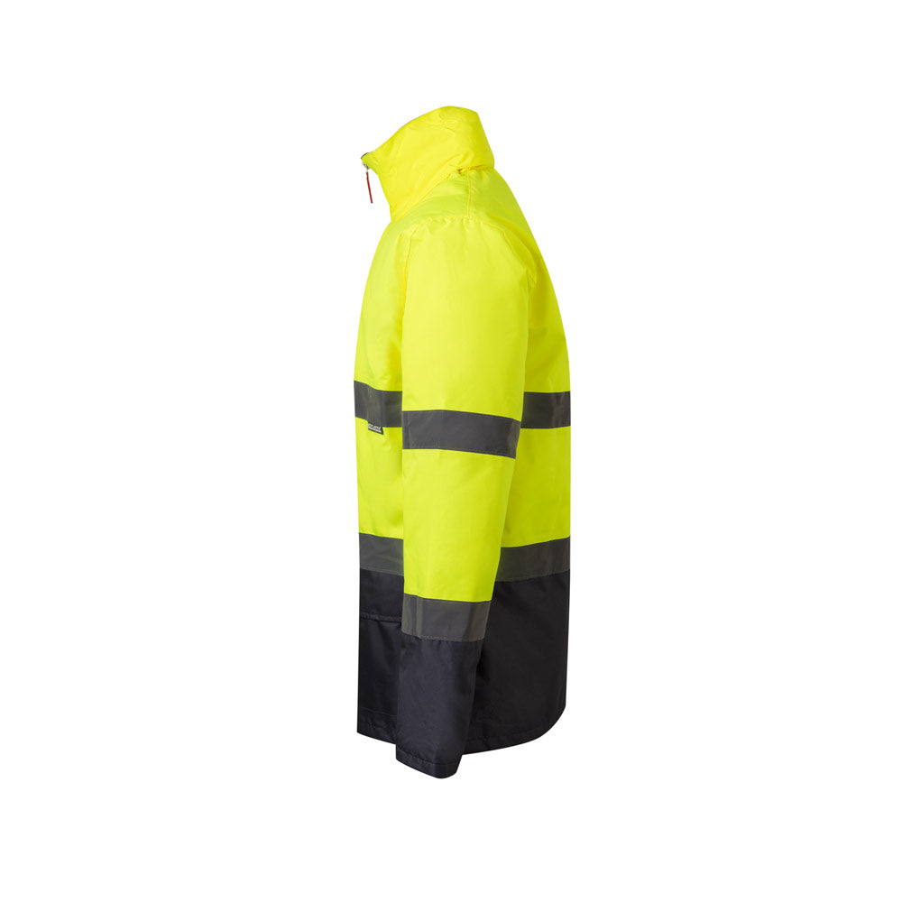 VL THEMIS LARGE. Parka bicolor (190g/m²), em poliéster (100%), com revestimento em PU