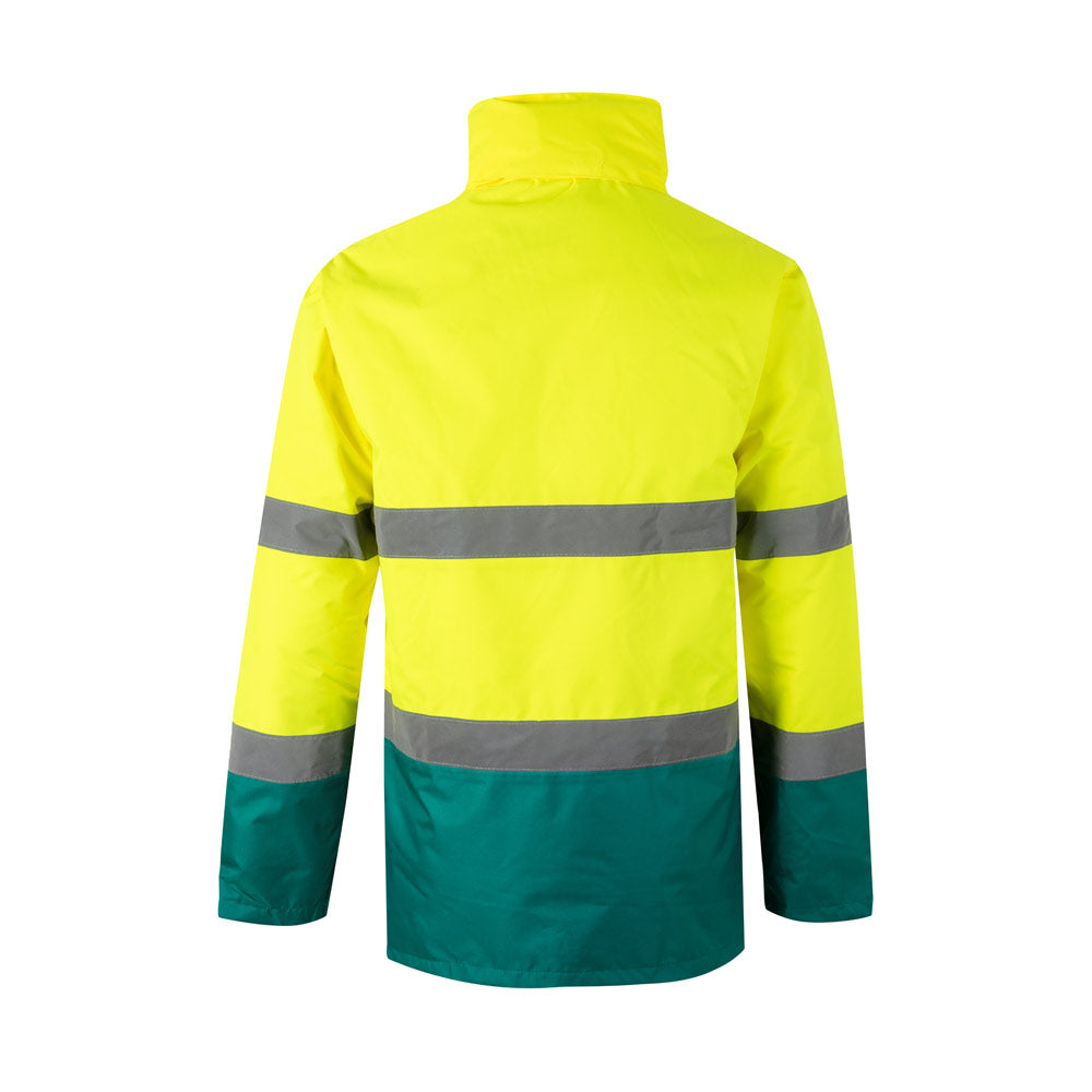 VL THEMIS LARGE. Parka bicolor (190g/m²), em poliéster (100%), com revestimento em PU