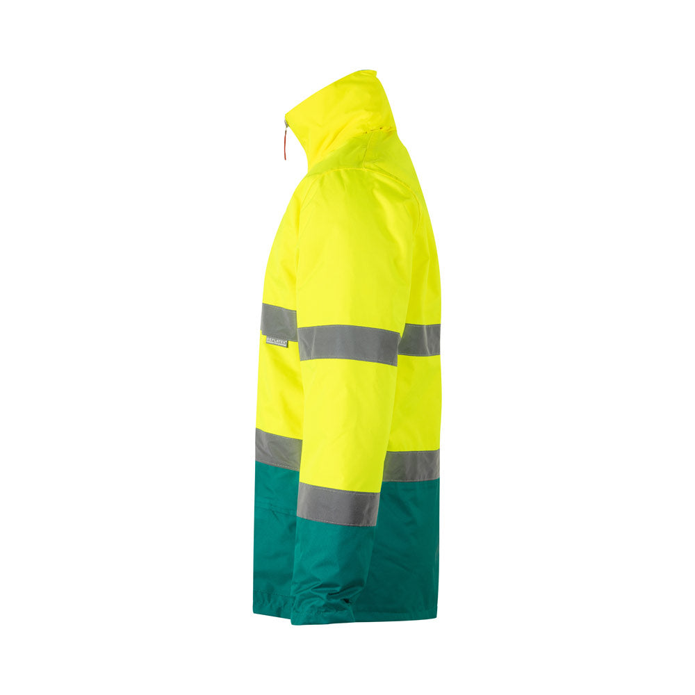 VL THEMIS LARGE. Parka bicolor (190g/m²), em poliéster (100%), com revestimento em PU