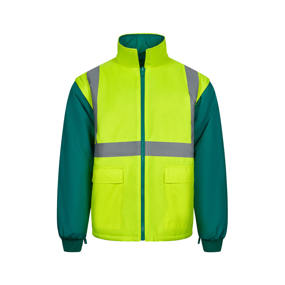 VL JUNO. Parka 4 em 1 bicolor (180g/m²), em poliéster (100%) com revestimento de PU