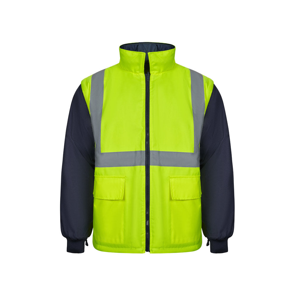 VL JUNO LARGE. Parka 4 em 1 bicolor (180g/m²), em poliéster (100%) com revestimento de PU