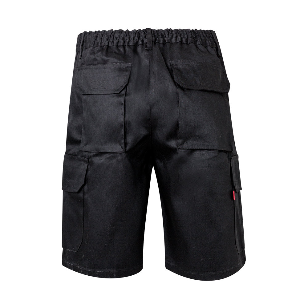 VL CHIONE. Bermudas em sarja multibolsos (200g/m²), em algodão (35%) e poliéster (65%)