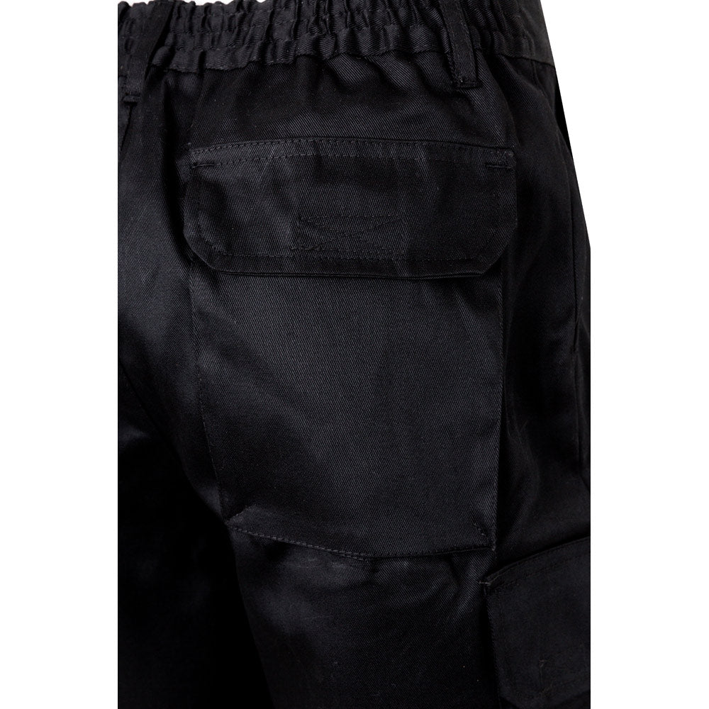 VL CHIONE. Bermudas em sarja multibolsos (200g/m²), em algodão (35%) e poliéster (65%)