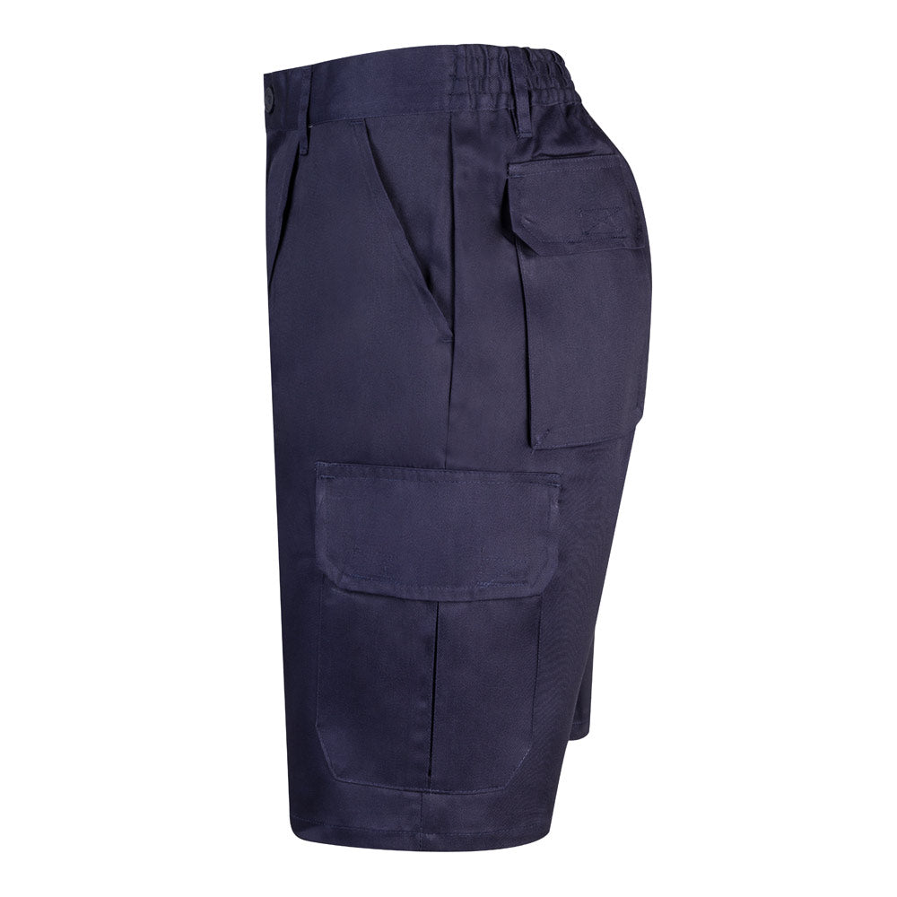 VL CHIONE. Bermudas em sarja multibolsos (200g/m²), em algodão (35%) e poliéster (65%)