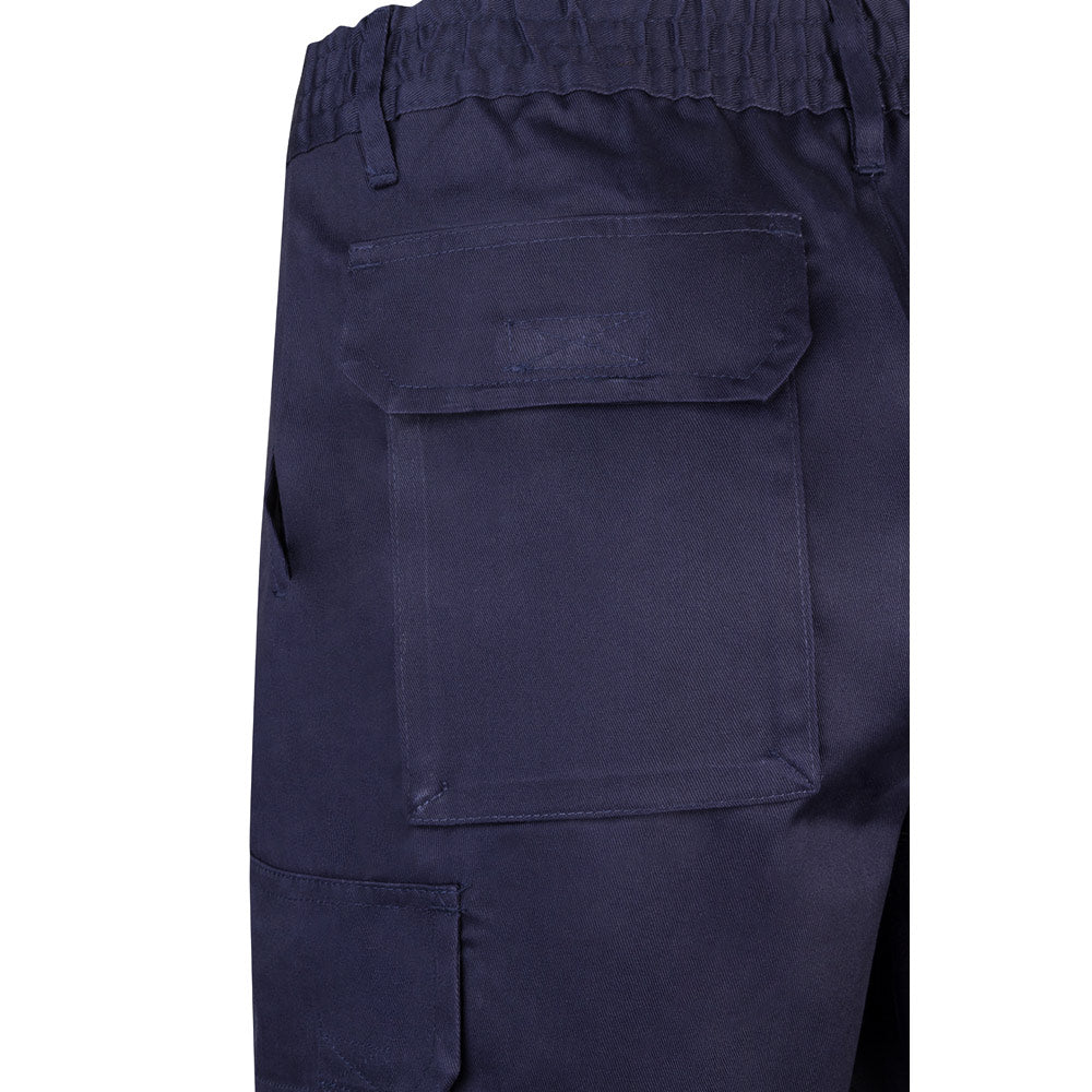 VL CHIONE. Bermudas em sarja multibolsos (200g/m²), em algodão (35%) e poliéster (65%)