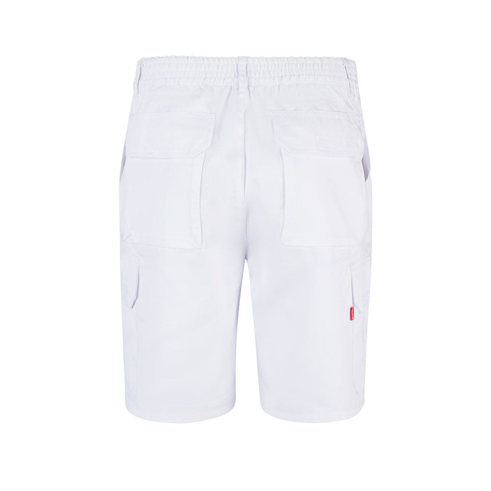 VL CHIONE. Bermudas em sarja multibolsos (200g/m²), em algodão (35%) e poliéster (65%)