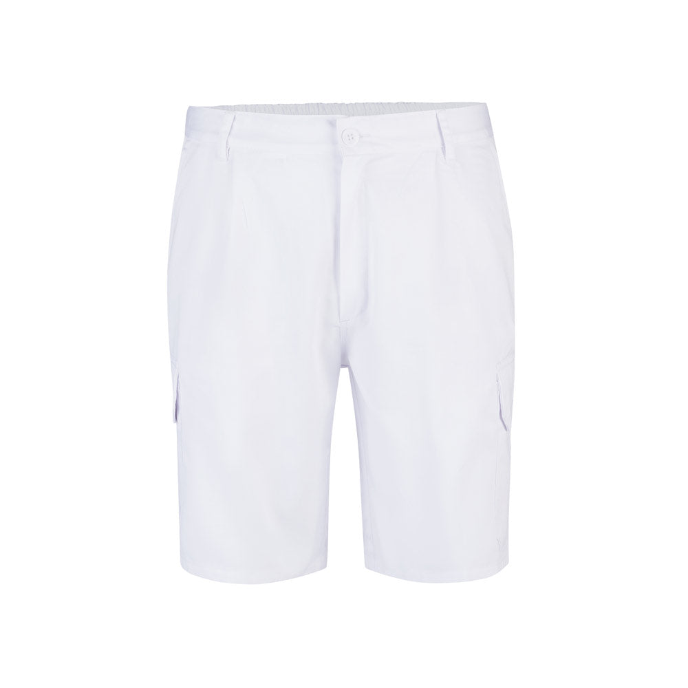 VL CHIONE. Bermudas em sarja multibolsos (200g/m²), em algodão (35%) e poliéster (65%)
