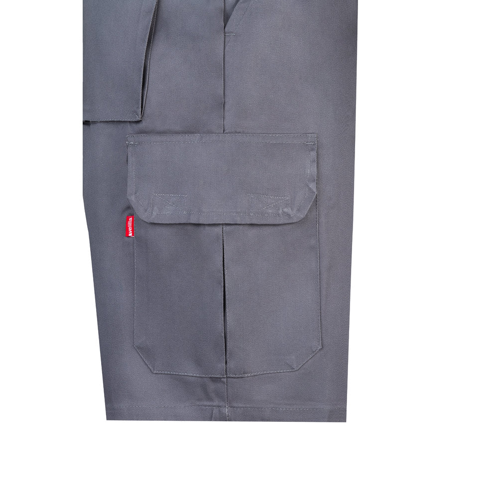 VL CHIONE. Bermudas em sarja multibolsos (200g/m²), em algodão (35%) e poliéster (65%)