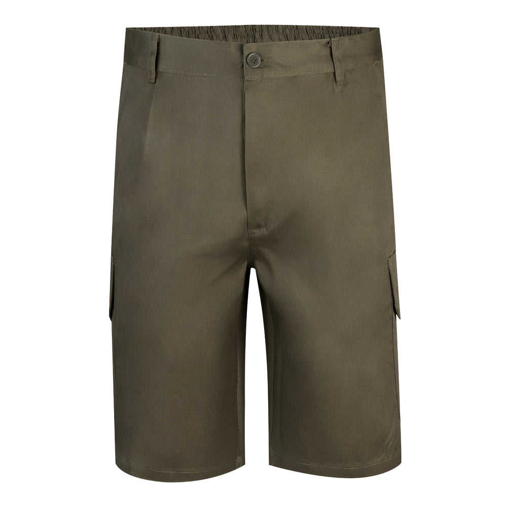 VL CHIONE. Bermudas em sarja multibolsos (200g/m²), em algodão (35%) e poliéster (65%)