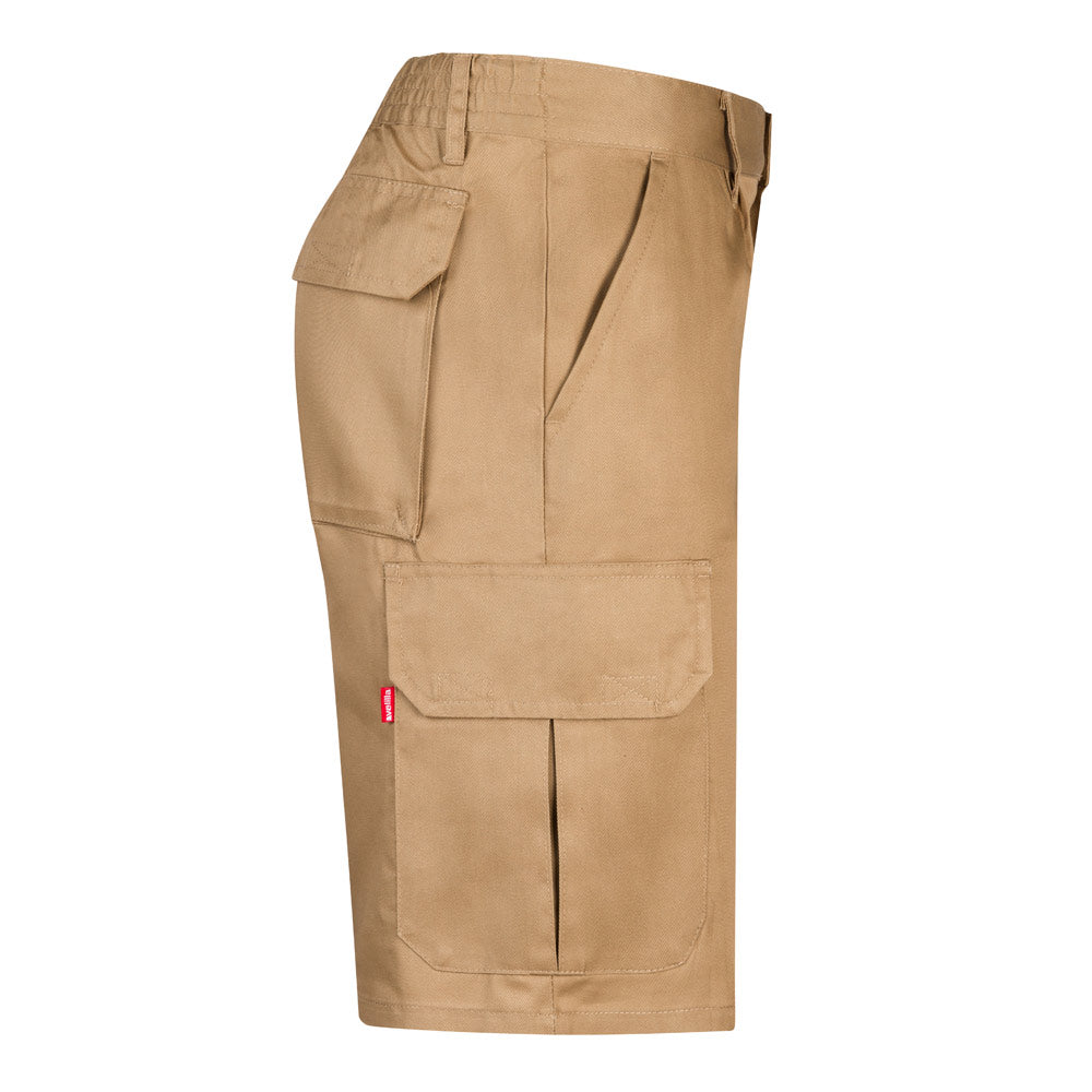 VL CHIONE. Bermudas em sarja multibolsos (200g/m²), em algodão (35%) e poliéster (65%)