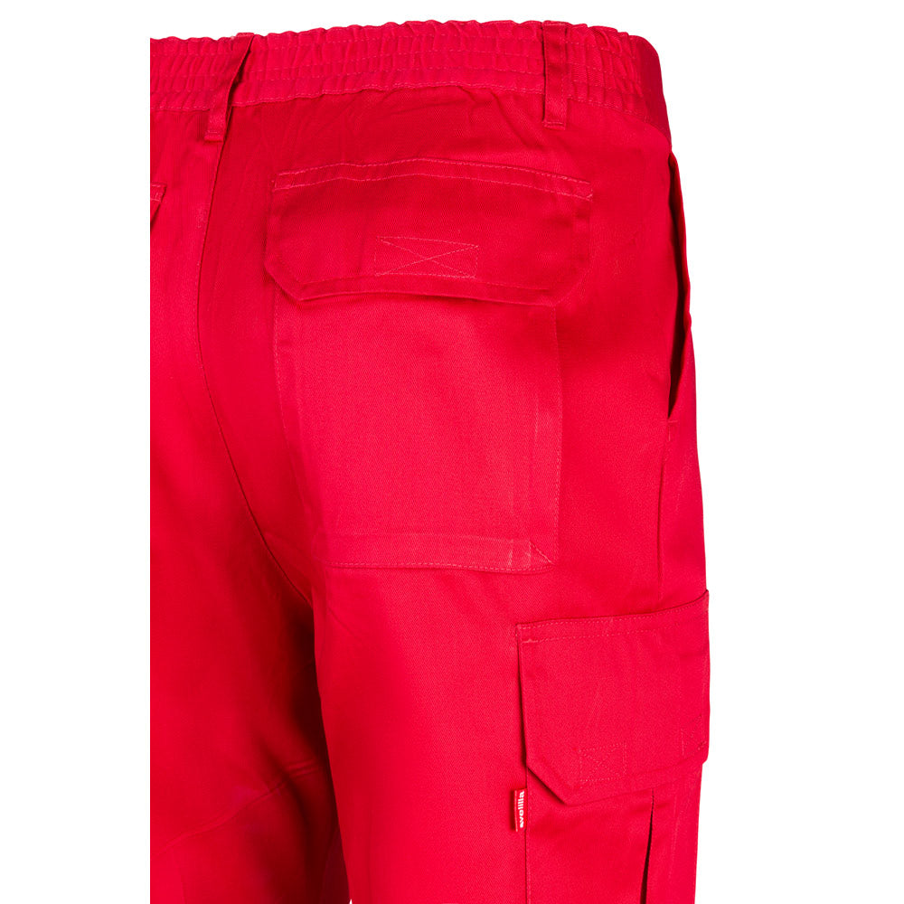 VL MABON. Calças em sarja (200g/m²) multibolsos,em algodão (35%) e poliéster (65%)