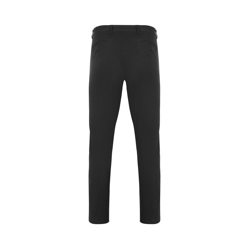 VL VISHNU. Calças chino stretch unissexo (260g/m²), em algodão (98%) e elastano (2%)