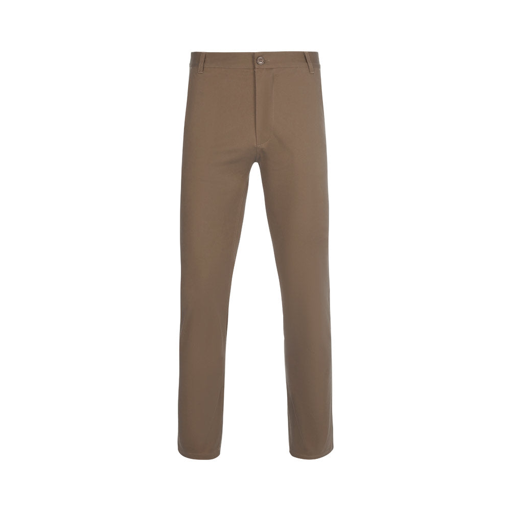 VL VISHNU. Calças chino stretch unissexo (260g/m²), em algodão (98%) e elastano (2%)
