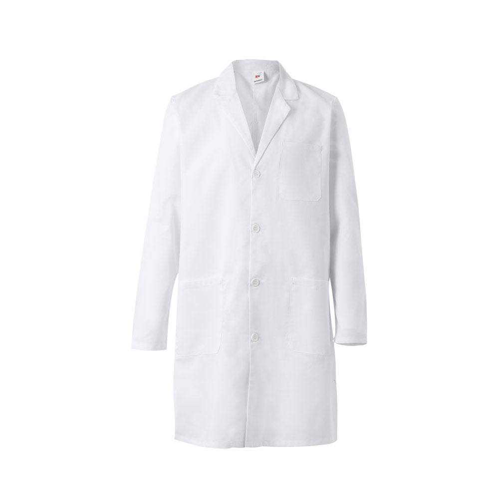 VL OGUN. Bata de sarja (180g/m²), em algodão (20%) e poliéster (80%)