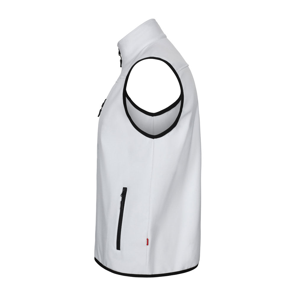 VL VARUNA. Colete soft shell (280g/m²), com forro polar, em poliéster (94%) e elastano (6%)
