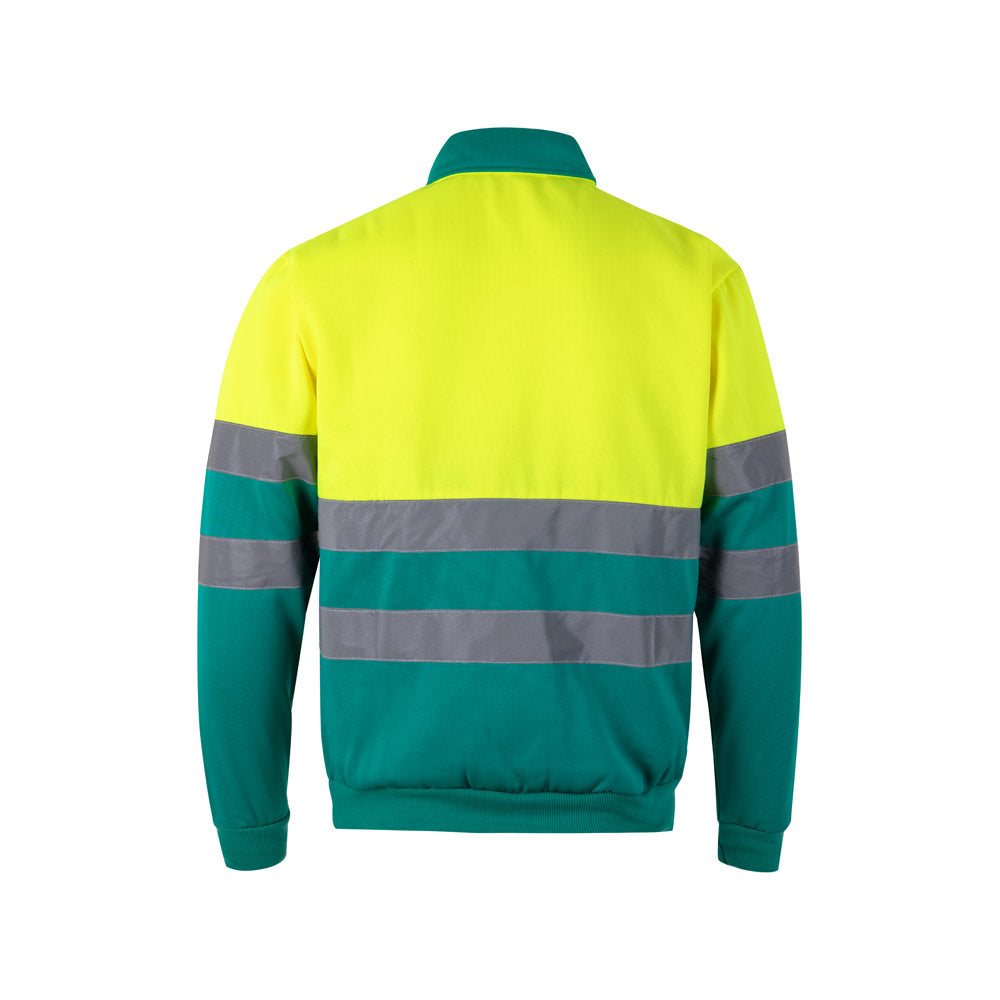 VL THOR LARGE. Sweatshirt bicolor (300g/m²) em felpa de poliéster (100%)
