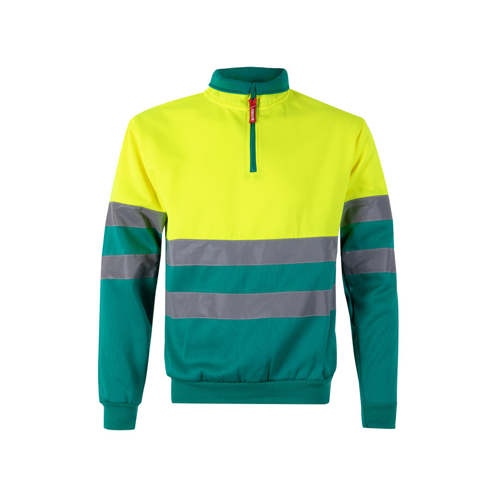 VL THOR LARGE. Sweatshirt bicolor (300g/m²) em felpa de poliéster (100%)