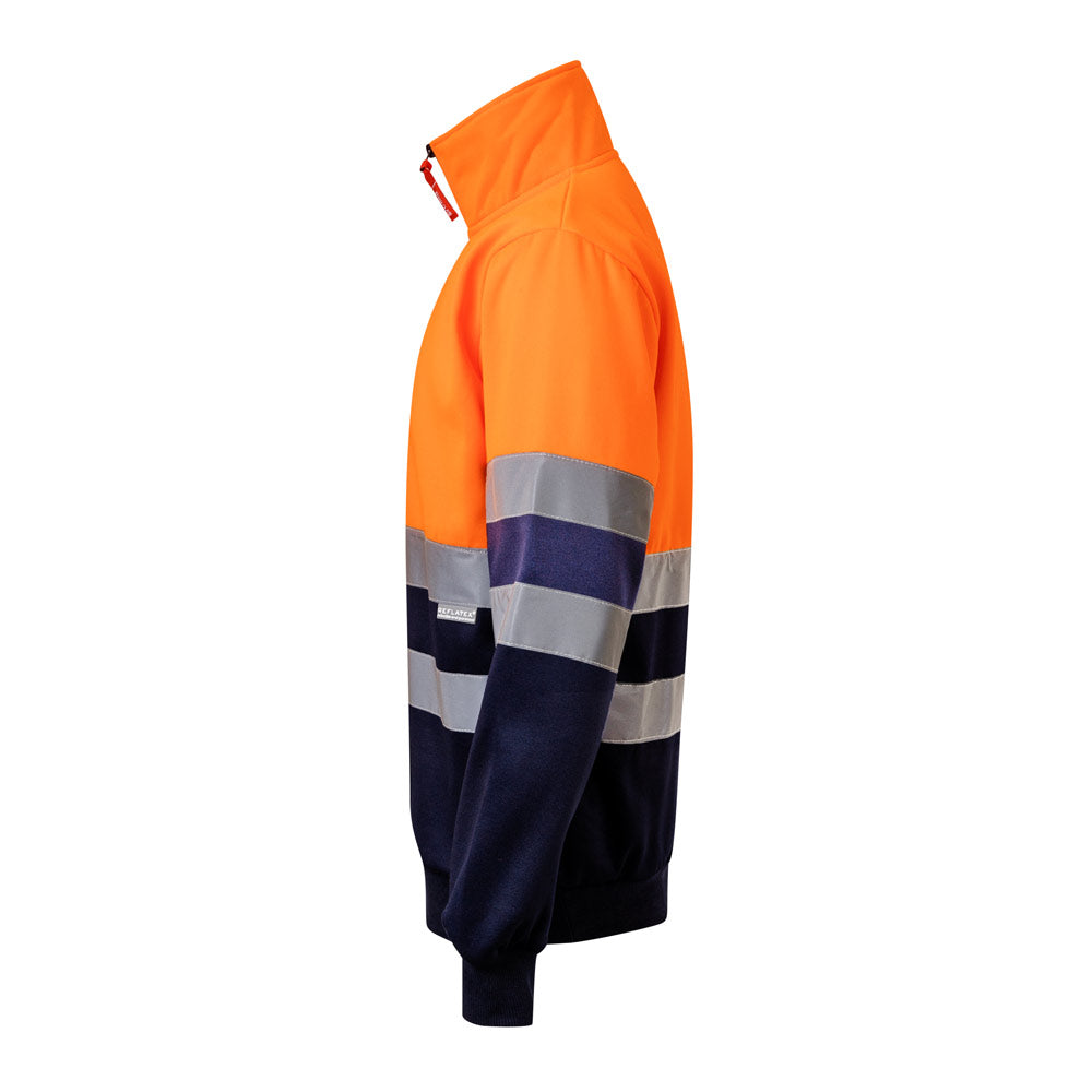 VL THOR LARGE. Sweatshirt bicolor (300g/m²) em felpa de poliéster (100%)