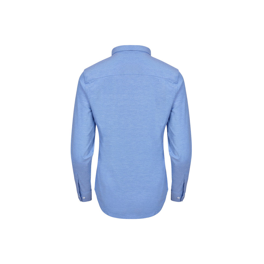 VL PRITHVI WOMEN. Camisa Oxford (180 g/m²) para mulher em algodão (50%), poliéster (45%) e elastano (5%)