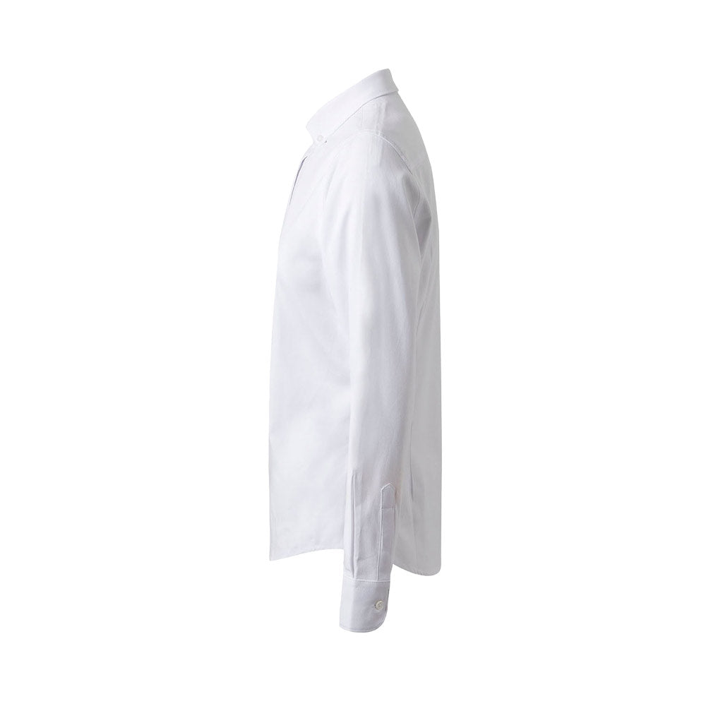 VL PRITHVI WOMEN. Camisa Oxford (180 g/m²) para mulher em algodão (50%), poliéster (45%) e elastano (5%)