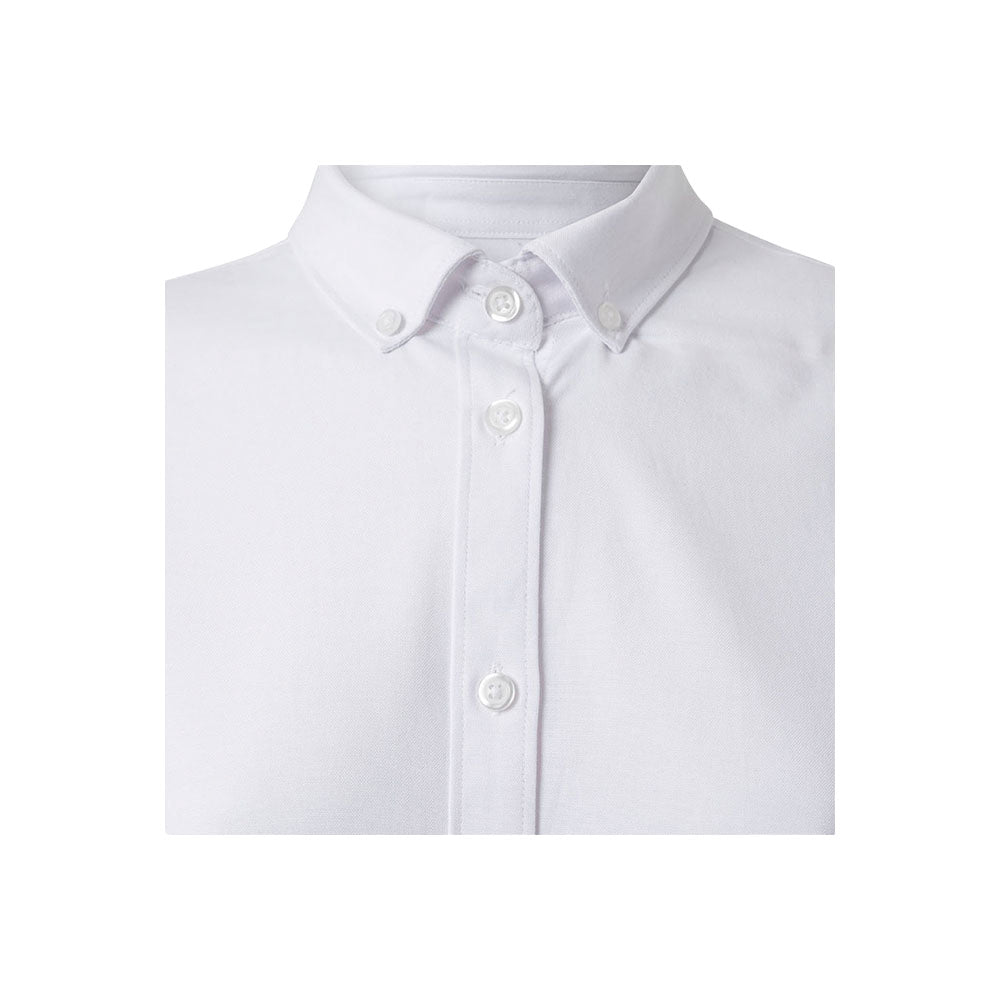 VL PRITHVI WOMEN. Camisa Oxford (180 g/m²) para mulher em algodão (50%), poliéster (45%) e elastano (5%)