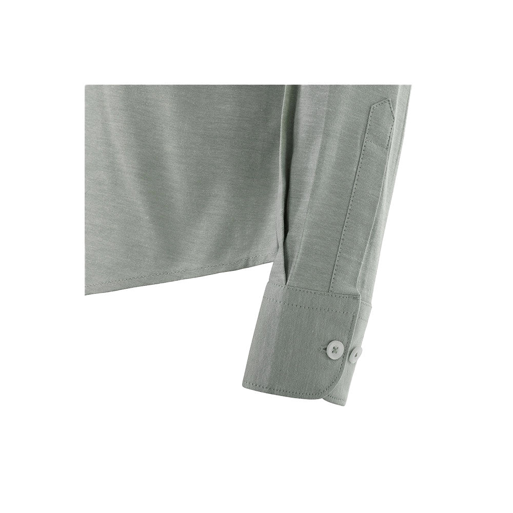 VL PRITHVI WOMEN. Camisa Oxford (180 g/m²) para mulher em algodão (50%), poliéster (45%) e elastano (5%)