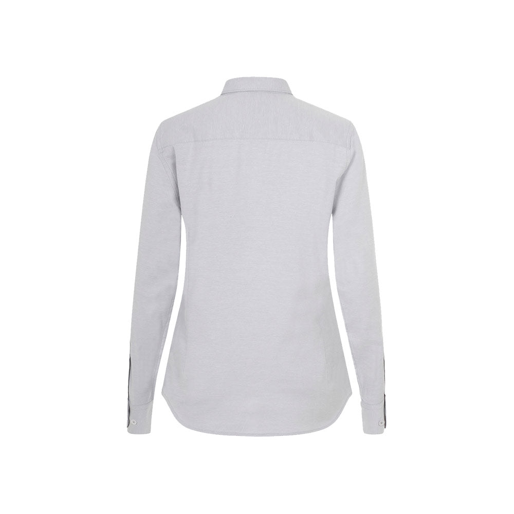 VL PRITHVI WOMEN. Camisa Oxford (180 g/m²) para mulher em algodão (50%), poliéster (45%) e elastano (5%)
