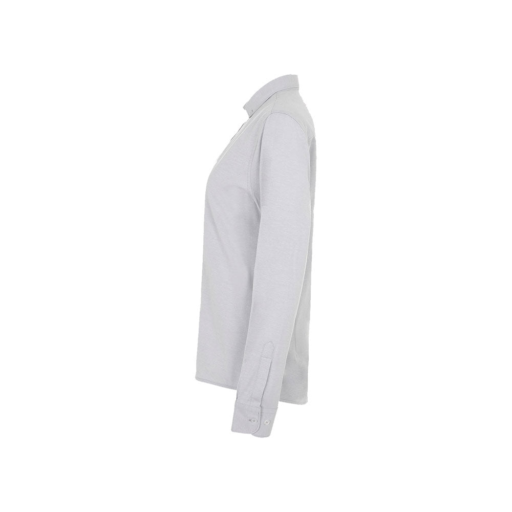 VL PRITHVI WOMEN. Camisa Oxford (180 g/m²) para mulher em algodão (50%), poliéster (45%) e elastano (5%)