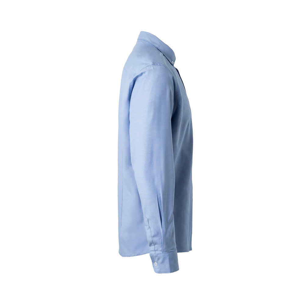 VL PRITHVI MAN. Camisa Oxford (180 g/m²) para homem em algodão (50%), poliéster (45%) e elastano (5%)