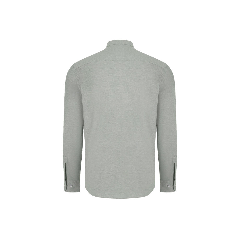 VL PRITHVI MAN. Camisa Oxford (180 g/m²) para homem em algodão (50%), poliéster (45%) e elastano (5%)