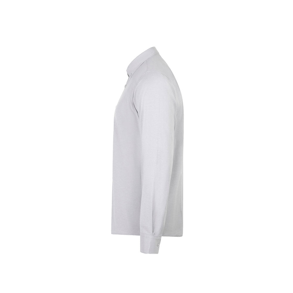 VL PRITHVI MAN. Camisa Oxford (180 g/m²) para homem em algodão (50%), poliéster (45%) e elastano (5%)