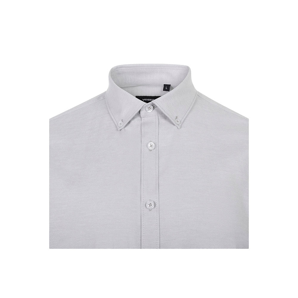 VL PRITHVI MAN. Camisa Oxford (180 g/m²) para homem em algodão (50%), poliéster (45%) e elastano (5%)