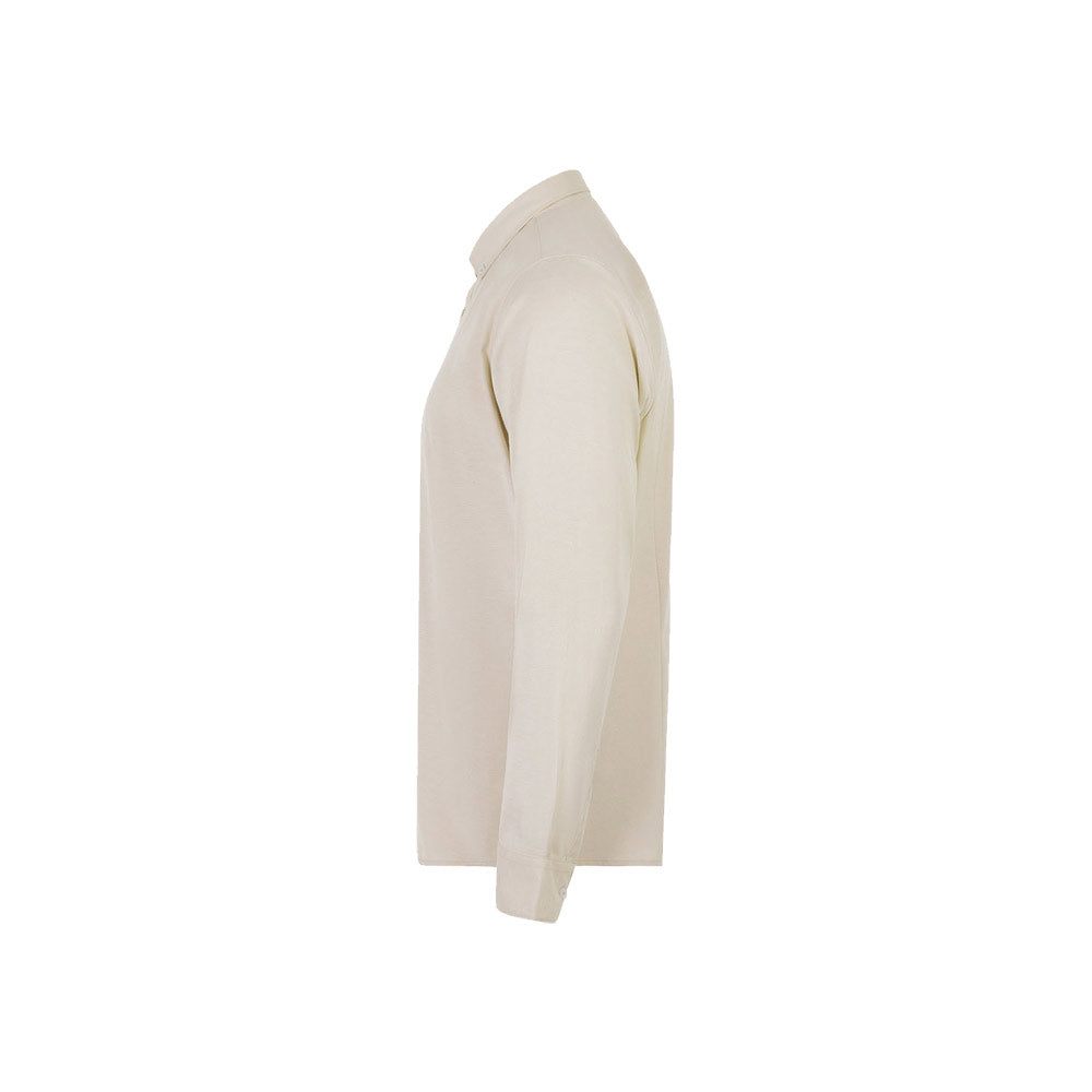 VL PRITHVI MAN. Camisa Oxford (180 g/m²) para homem em algodão (50%), poliéster (45%) e elastano (5%)