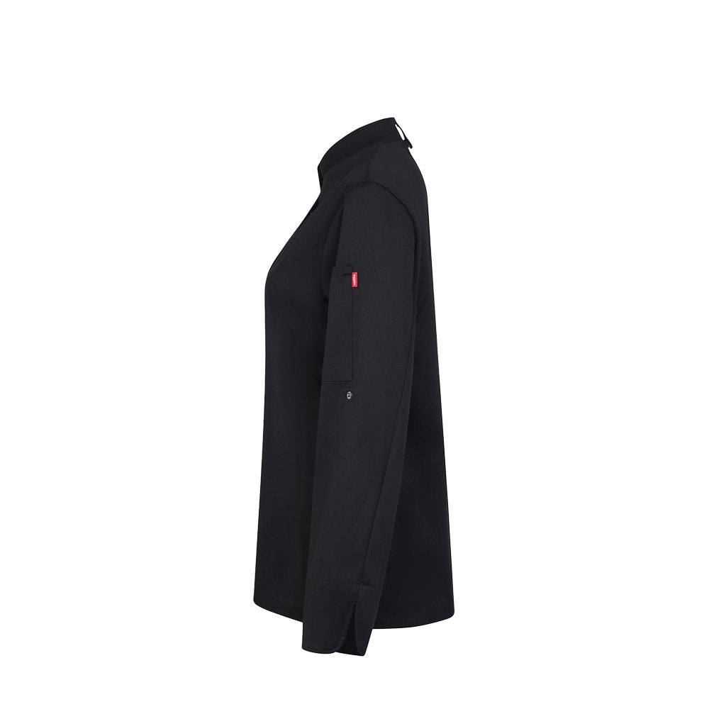 VL THOTH. Jaleca de cozinha (190 g/m²) para mulher, em algodão (35%) e poliéster reciclado (65%)