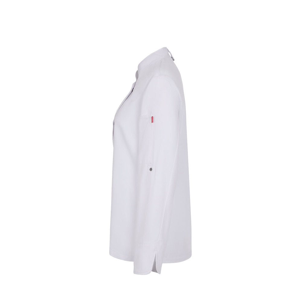 VL THOTH. Jaleca de cozinha (190 g/m²) para mulher, em algodão (35%) e poliéster reciclado (65%)