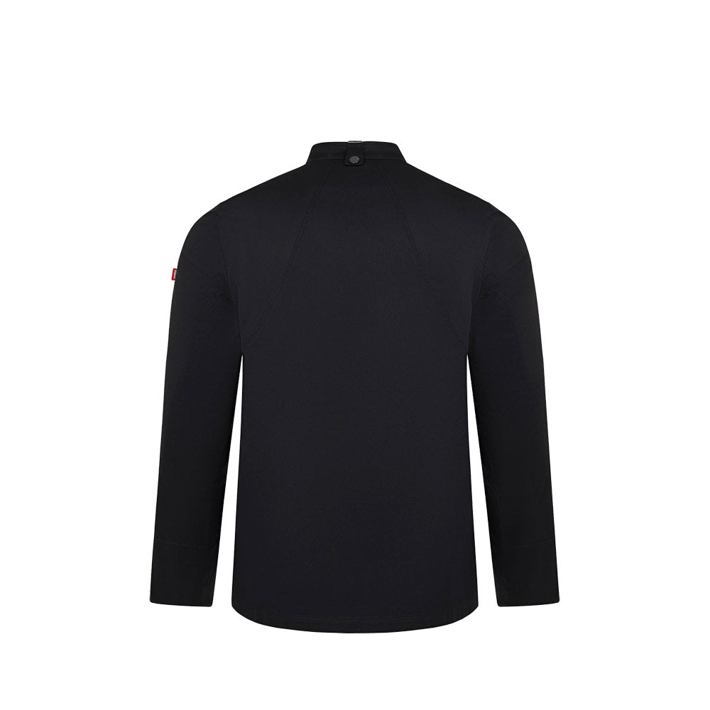 VL AGNI. Jaleca de cozinha (190 g/m²) unisexo, em algodão (35%) e poliéster reciclado (65%)