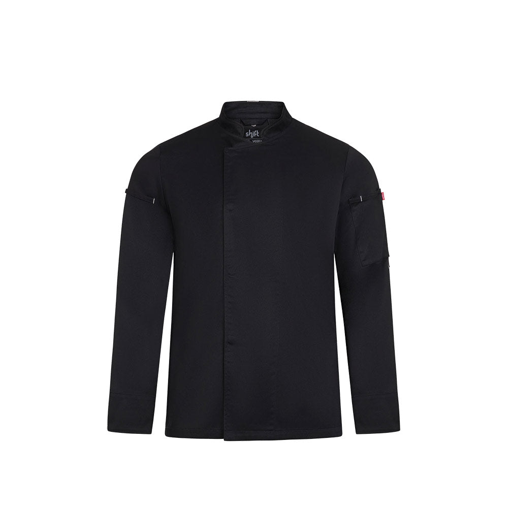 VL AGNI. Jaleca de cozinha (190 g/m²) unisexo, em algodão (35%) e poliéster reciclado (65%)