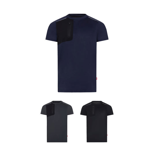 VL RHEA. T-shirt técnica em waffle (110 g/m²), em poliéster 100% reciclado