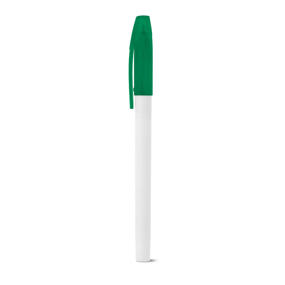 JADE. Esferográfica em PP com corpo em branco
