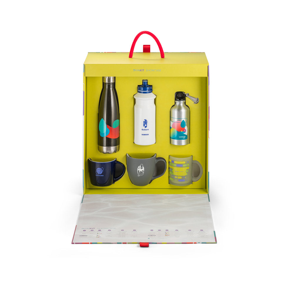 DRINKIT SHOWCASE. Mostruário de drinkware personalizado