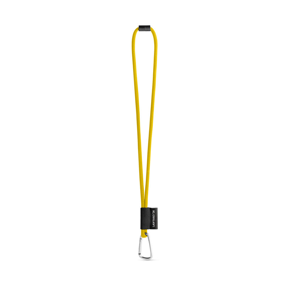75089. SET Lanyard TUBE Long (Ø 7 mm) com Mosquetão D-shape 55 mm e Fecho de segurança Ø 7 mm