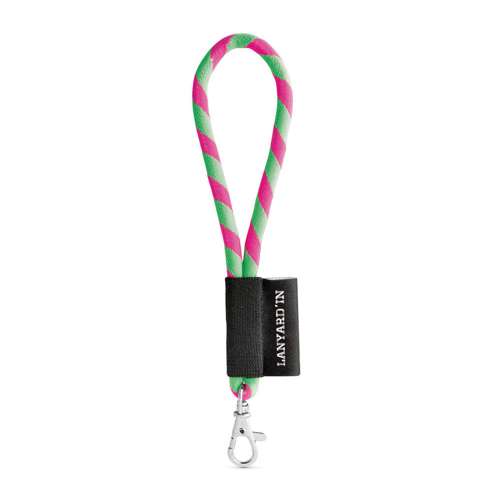 75090. SET Lanyard TUBE Short (Ø 7 mm) com mosquetão de gatilho 9 mm