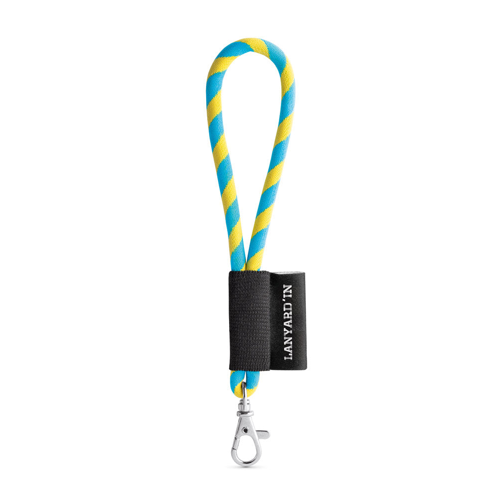 75090. SET Lanyard TUBE Short (Ø 7 mm) com mosquetão de gatilho 9 mm