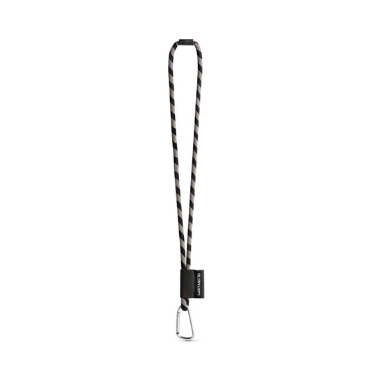 SET Lanyard TUBE Long (Ø 7 mm) com Mosquetão D-Shape 55 mm e Fecho de segurança Ø 7 mm