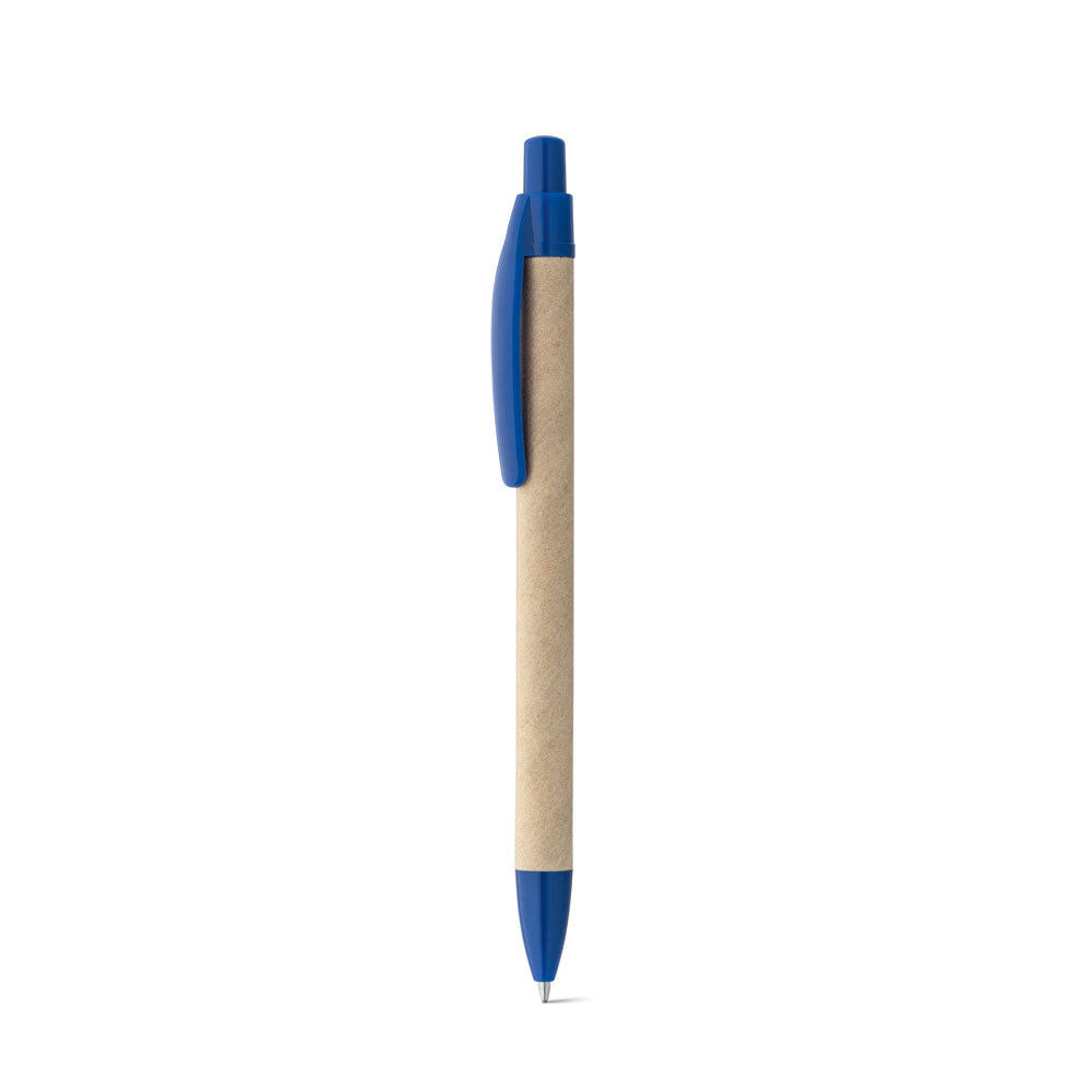 REMI. Esferográfica em papel 100% reciclado com clipe