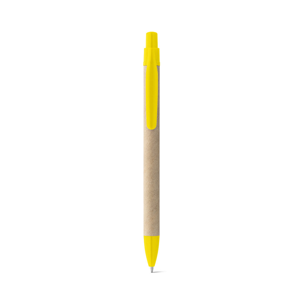 REMI. Esferográfica em papel 100% reciclado com clipe