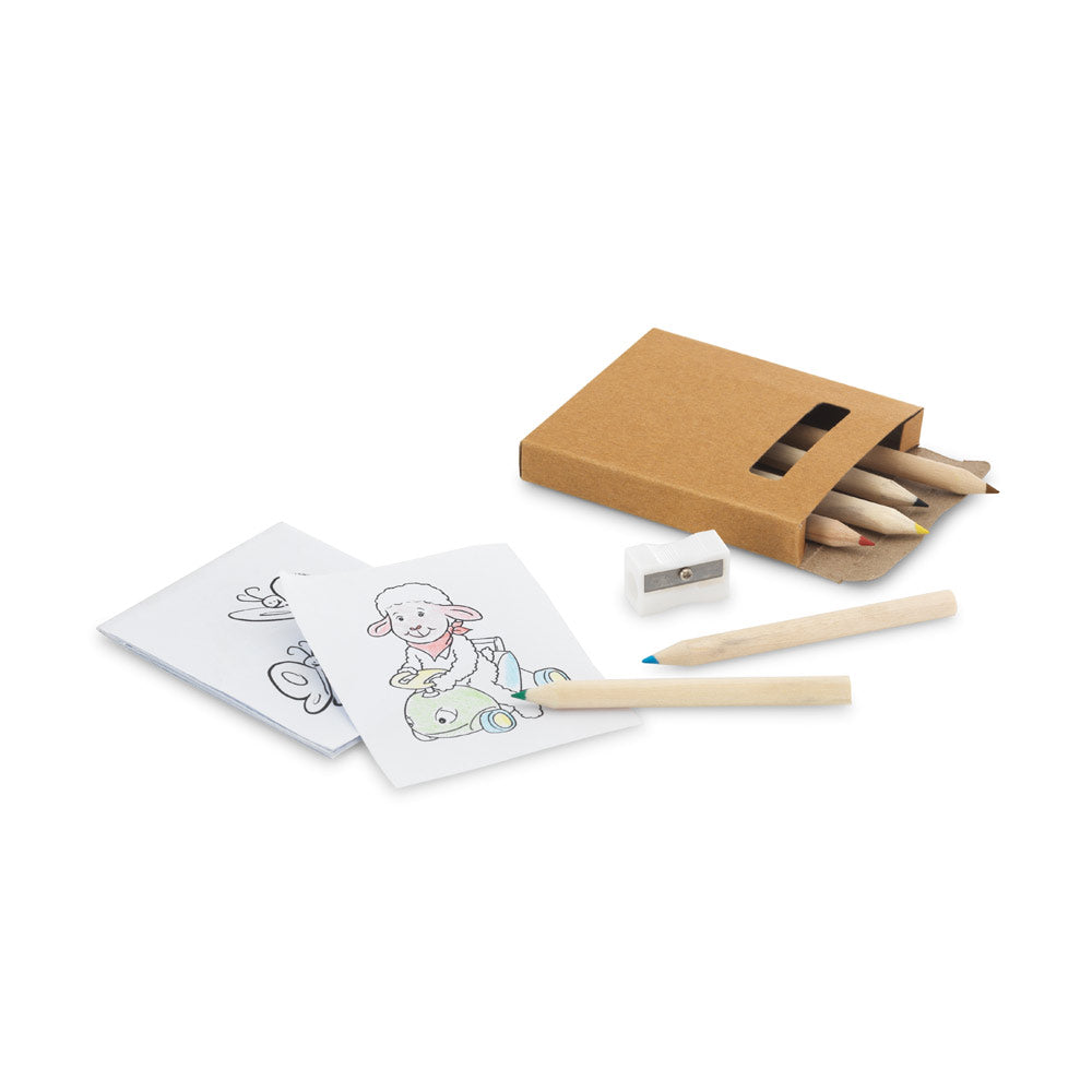 ANIM. Conjunto para pintar em caixa de cartão