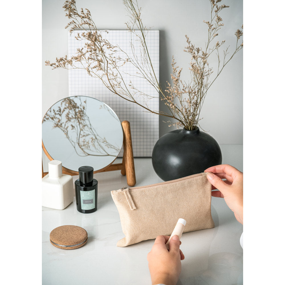MILLIE. Bolsa multifunções em algodão reciclado (70%) e poliéster (30% rPET) (140 g/m²)
